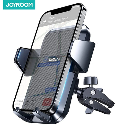 Joyroom Upgraded Car Phone Holder Military-Grade Protection Big Phone And Thick Cases Friendly Hands Free Air Vent Mount...