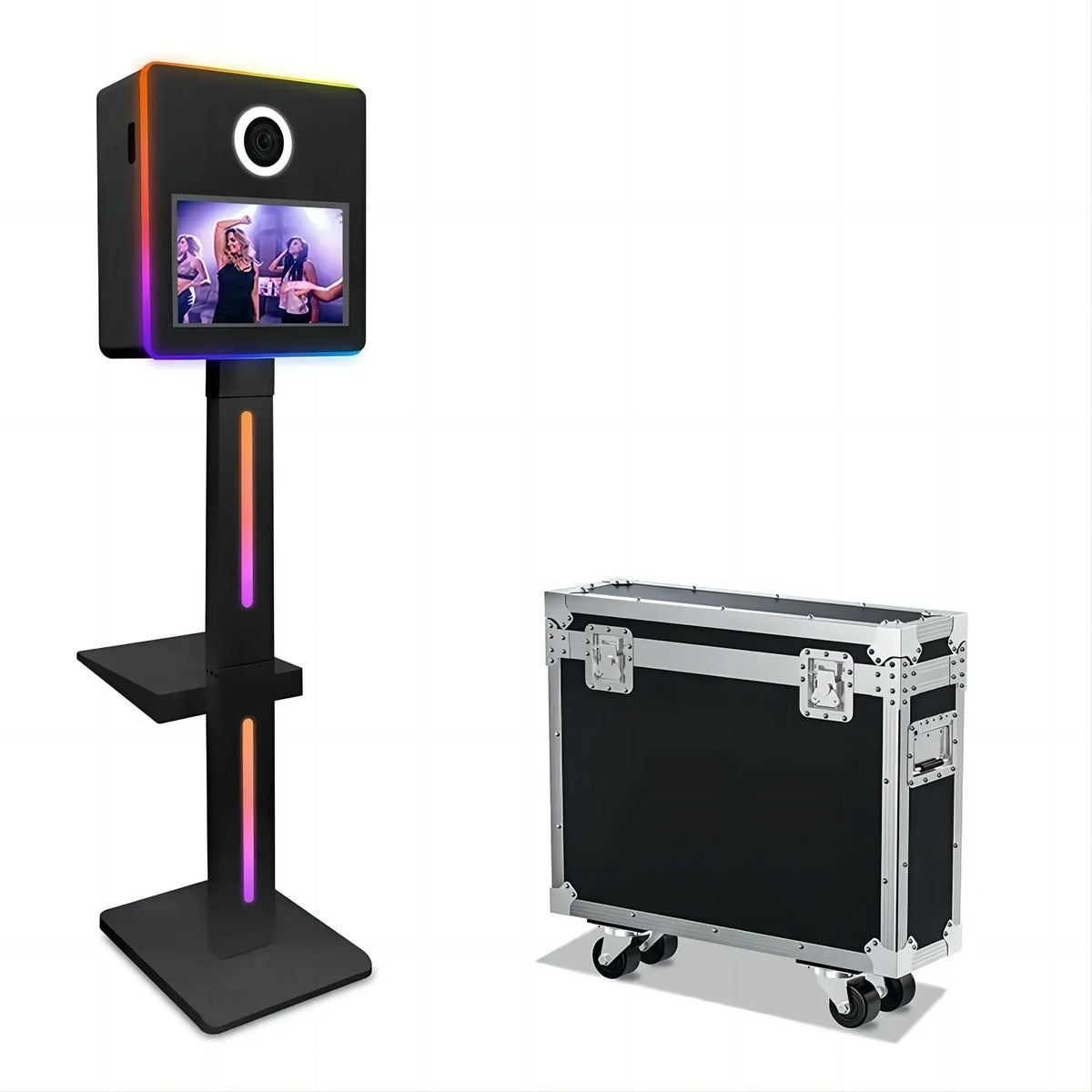 2025 Newest 15.6 Inch Touch Screen Magic Mirror DSLR Photo Booth Machine Selfie Camera Protable for Wedding Party Events - Kimlud