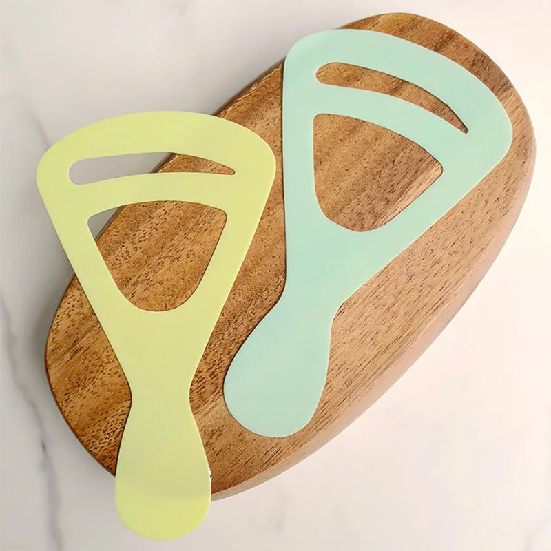 2pcs/ Eyebrow Drawing Assistant - Natural Arc eyebrow shaping card, reusable plastic template, convenient to carry during travel