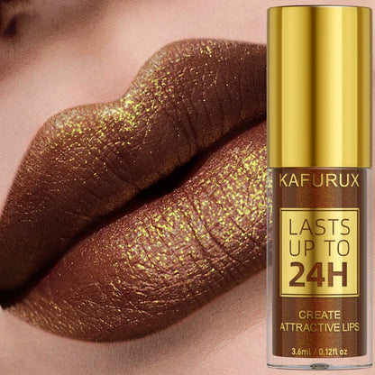 1PC Glitter Metallic 14 Colors Lip Glaze Shiny Long Lasting Lip Gloss Liquid Lipstick Korean Makeup Lip Oil Lip Tint...