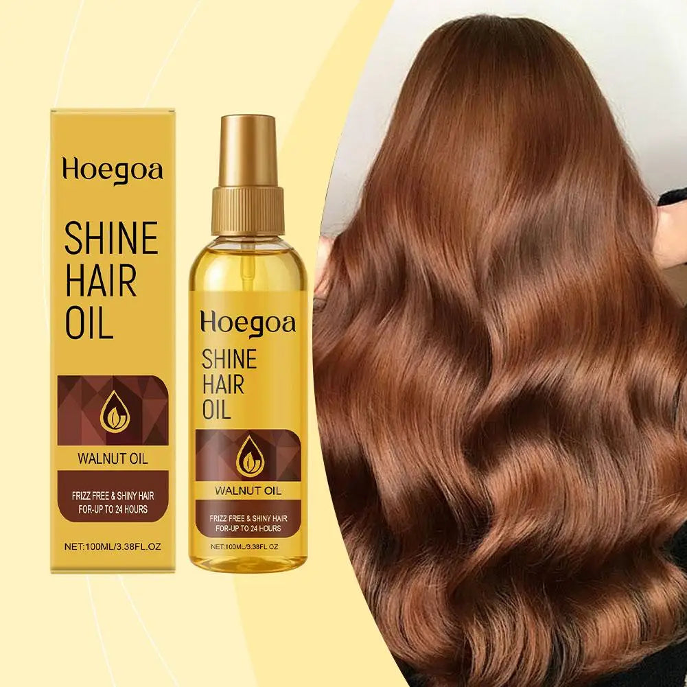Natural Walnut Oil Promotes Healthy Hair Thickens and Extends Massage Pure Moisturizing Oil For Hair
