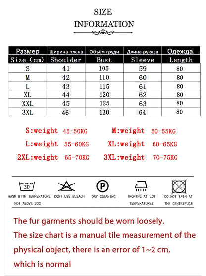 2025New Winter Luxury Warm Finnish Fox Fur Grass Coat Women's Jacket Full Leather Medium Long Fashion Plus Size RealFox...