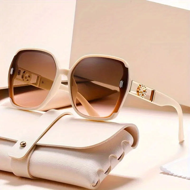 Womens Minimalist Classic Vintage Rectangular Glasses Anti Reflection Anti Glare PC Lenses Lightweight Plastic Frame...
