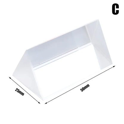 Triangular Prism Rainbow Prisma Crystal Glass Photographic Prisme Color Prisms Physics Children's Light Experiment