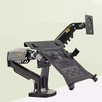 NB F160 10-17.3" laptop mount 360 rotate 10"-27" air press full motion gas strut lcd tv table screen STAND monitor desk support