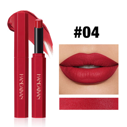 Red Matte Velvet Lipstick Waterproof Lasting Brown Lipstick Pencil Non Stick Cup Moisturize Lipstick Not Fading Sexy...