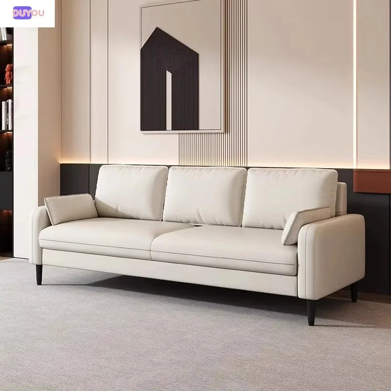 Home Style Sectional Fabric Sofa Living Room Furniture Sofas Set Anti-cat Scratch Fabric Solid Wood Frame - Kimlud