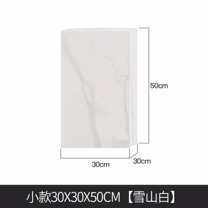Bedroom Marble Table Luxury White Unique Minimalist Sofa Side Table Square Aesthetic Mesas De Centro Para Sala Room Furniture - Kimlud