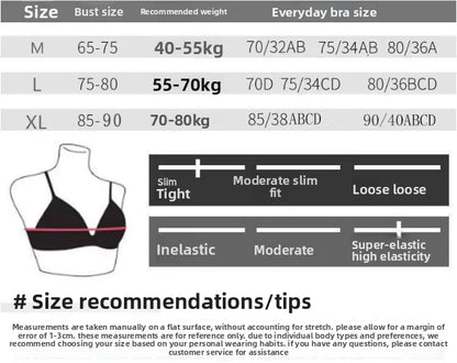High Quality Sexy Adjustable Wireless Supportive Comfortable Bra New Anti-Vibration No Steel Ring Yoga Beauty Back Underwear - Kimlud