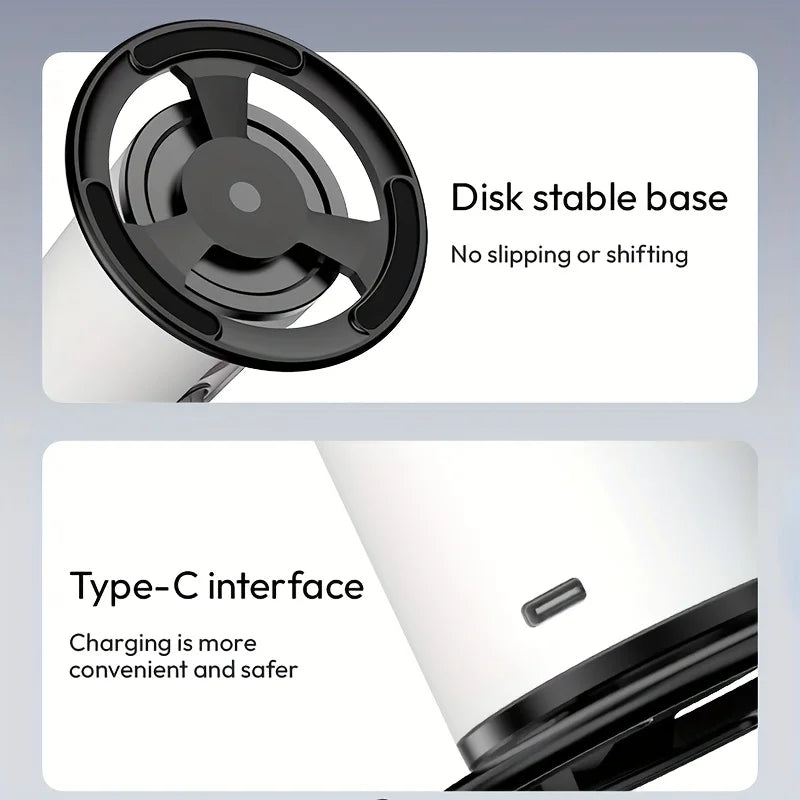 360 Rotation Auto Face Tracking Phone Holder Tripod Stand Smart Selfie Stick Fast Face & Object Tracking Cameraman Robot Mount