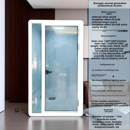Modern Moveable Live Broadcast Studio Soundproof Room For Office Building Hotel Hospital School Workshop Home Office...