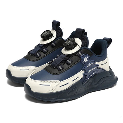 Boys Anti-Slip Waterproof Leather Running Shoes Outdoor Sports Walking Shoes Comfort Kids Sneakers For Autumn Winter...