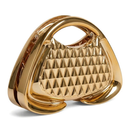 Trendy Luxury Women's Handbags Acrylic Hard Shell Evening Clutch Geometric Shape Mesh Trapezoidal Shoulder Bag Wedding...