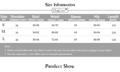 Hugcitar Women Fashion Turtleneck Long Sleeves Black Sexy Bodycon Maxi Prom Dress Fall Casual Clothes Streetwear Party Festival
