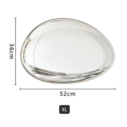 Creative Imitation Stainless Steel Pebble Wall Water Droplet Decor Artwork Hotel Light Luxury Pendants Living Room Wall...