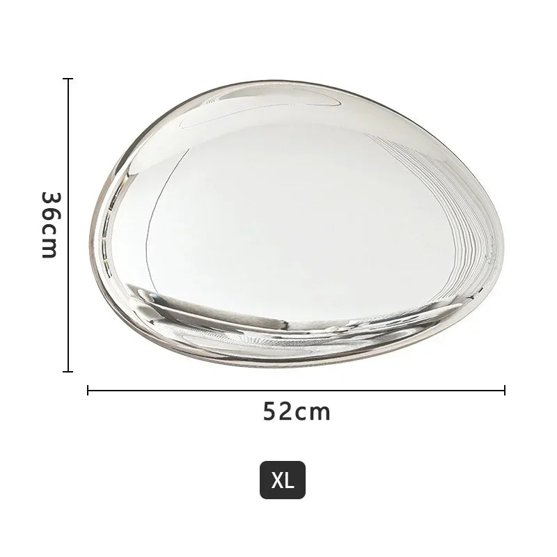 Creative Imitation Stainless Steel Pebble Wall Water Droplet Decor Artwork Hotel Light Luxury Pendants Living Room Wall...