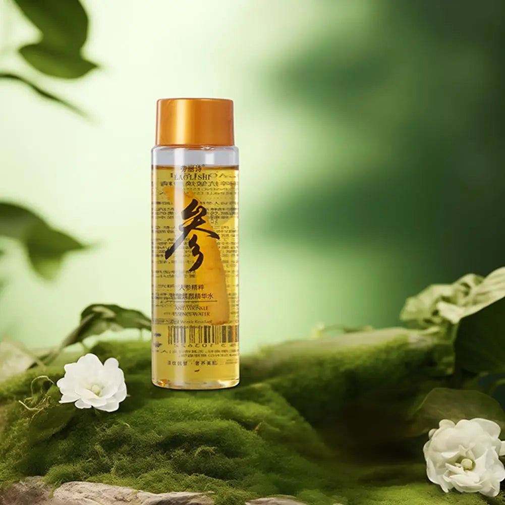 Ginseng Face Serum Lifting Firming Anti-aging Essential Oil Anti Wrinkle Fade Fine Line Nourishing Moisturizing Skin Care 120ml