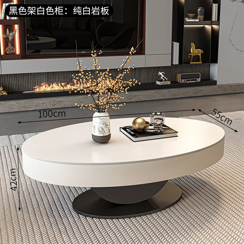 Space Saving Standing Coffee Table Nordic Decoration Living Room Designer Side Table Center Meubles Lounge Suite Furniture - Kimlud