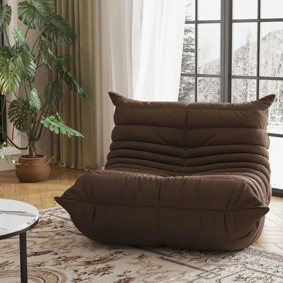 Bag Chair, Fireside Chair, Large Bean Bag Chair for Adults, Bean Bag Chairs for Teens with HighResilience Foam, NonSlip...