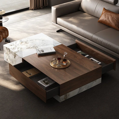 Minimalist Standing Coffee Table Nordic Designer Modern Accessories Center Coffee Table Unique Writing Meubles Home Furniture - Kimlud