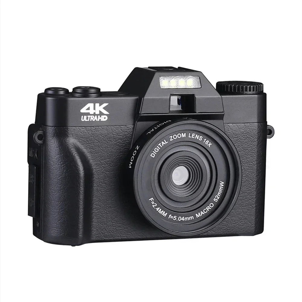 4K Digital Camera for Photography 16X Digital Zoom Vlog Camera for YouTube 75MP WiFi Autofocus Livestream Video Camera Camcorder - Kimlud