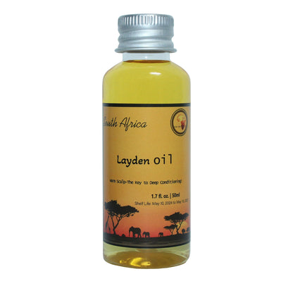 One Touch to Gorgeous with African Traditionally Cold-Pressed Layden Nourish Oil Scalp & Hair Roots Strengthening