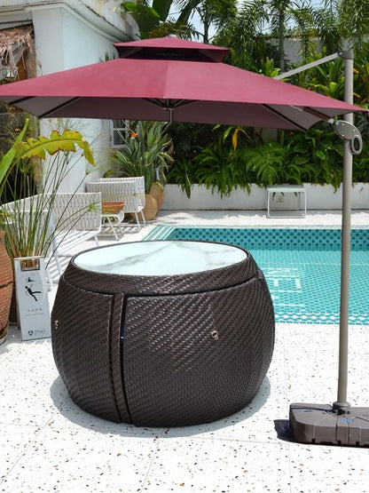 Modern Outdoor Wicker Dining Chair Set For Restaurant And Garden Patio Rustic Rattan Furniture For Outdoor Table Sofa - Kimlud