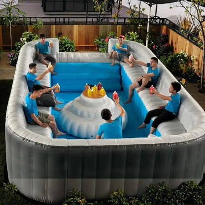 Commercial Customized Inflatable Sofa Pools Swimming With Portable Lounge for Party | Kimlud Outdoor Luxury Table