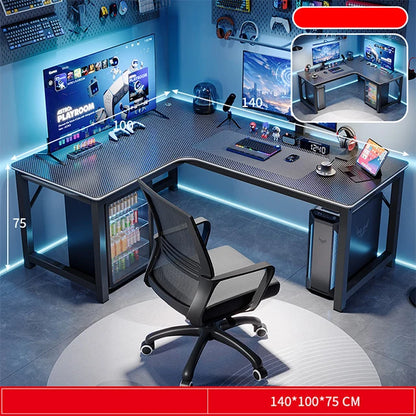 Home office computer table l shape desk gaming