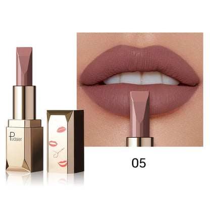 Long Lasting Matte Velvet Lipstick, Waterproof Sweat Resistant Formula, Silky Smooth Lip Color for Everyday & Valentine's Gift