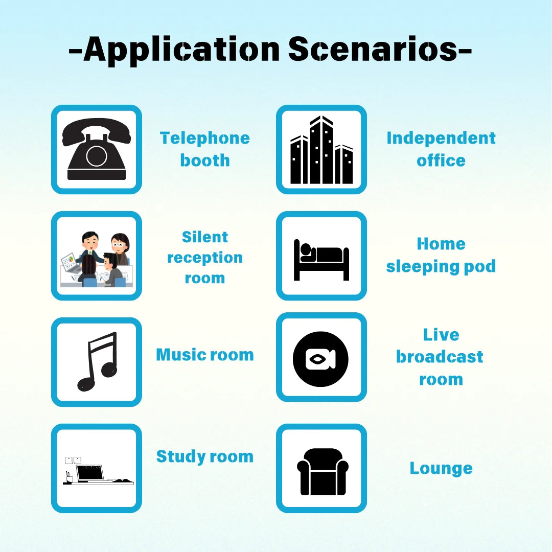 Modern Moveable Live Broadcast Studio Soundproof Room For Office Building Hotel Hospital School Workshop Home Office...