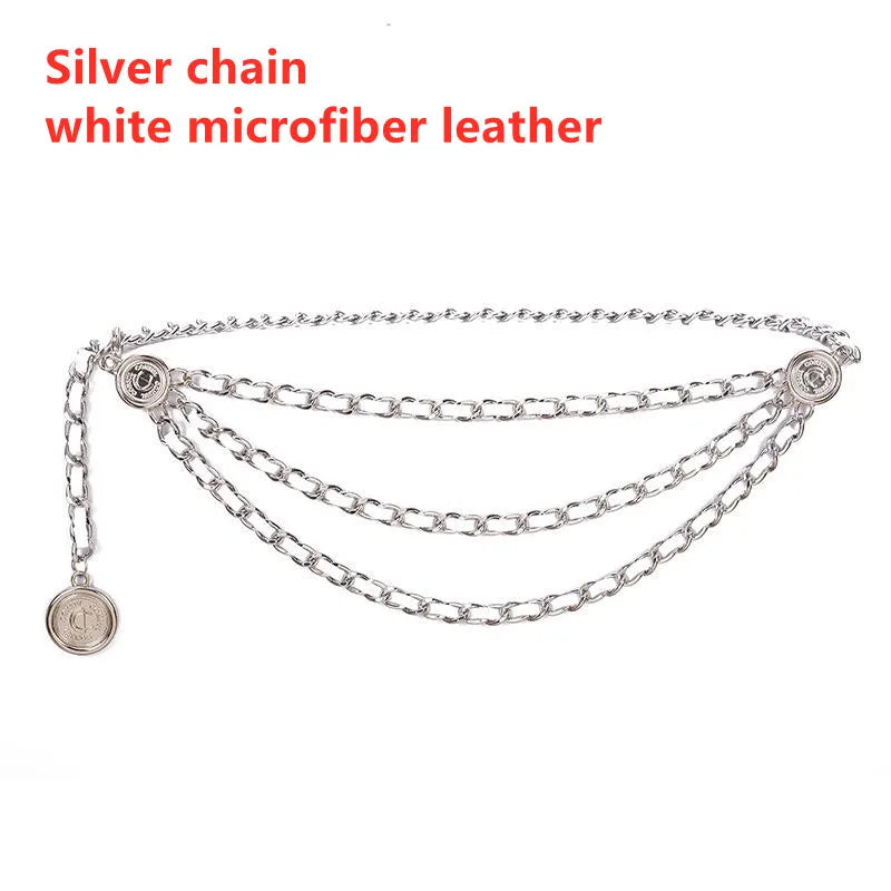 Metal Tassel Chain Waist Chain Belt For Women Temperament Retro Pendant Decoration Simple Durable Thin Belt | Kimlud Mid...