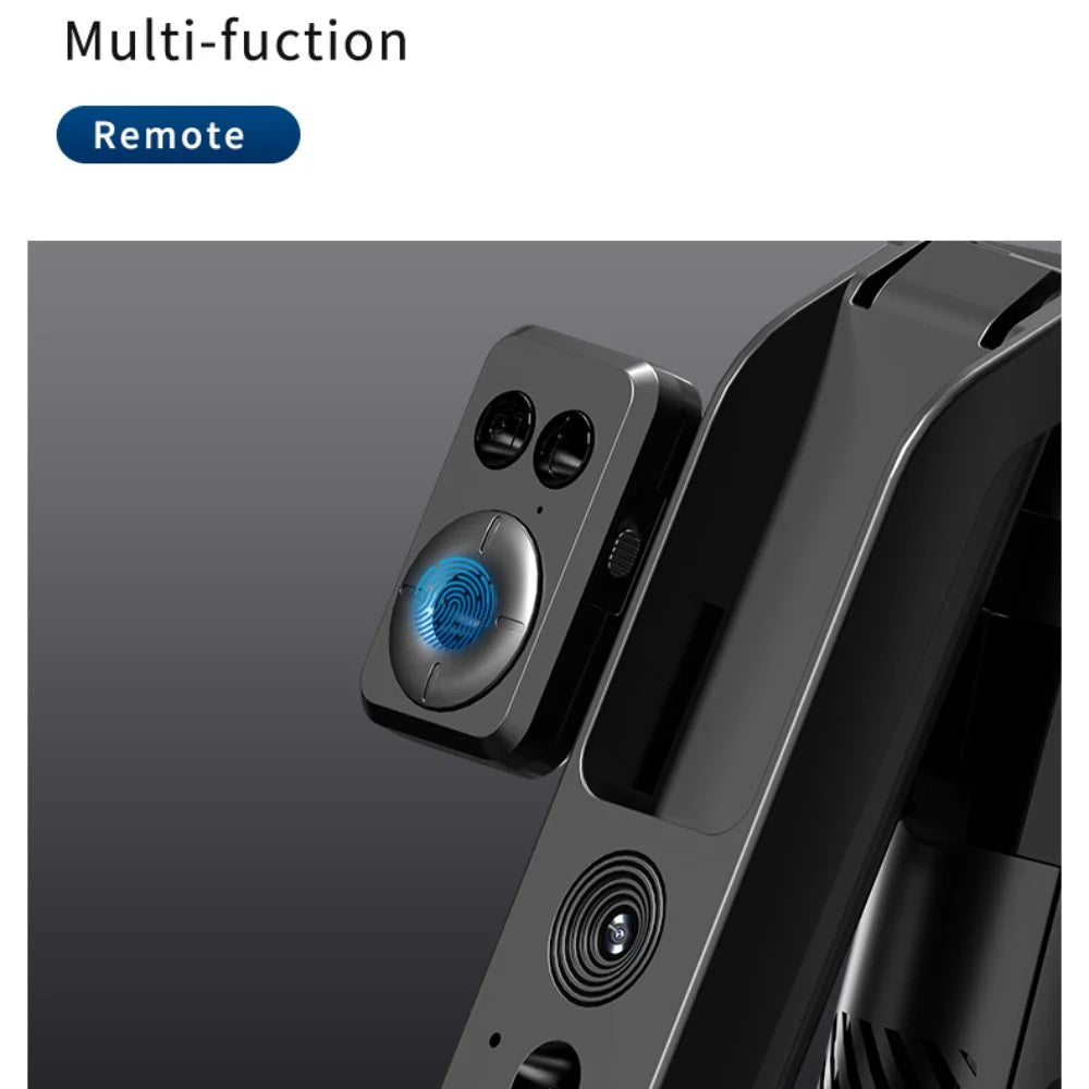 Wireless Selfie Stick Tripod Stand 360 rotation face tracking Handheld stabilizer For Smartphones Balance Steady Shooting Live