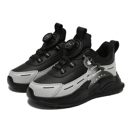 Boys Anti-Slip Waterproof Leather Running Shoes Outdoor Sports Walking Shoes Comfort Kids Sneakers For Autumn Winter...