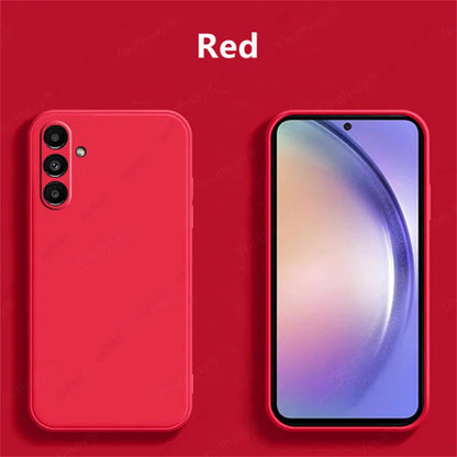 For Samsung Galaxy A16 Case Cover Samsung Galaxy A17 A16 A56 A36 A15 Funda Coque Soft Original Liquid Silicone Case Samsung A16 - Kimlud