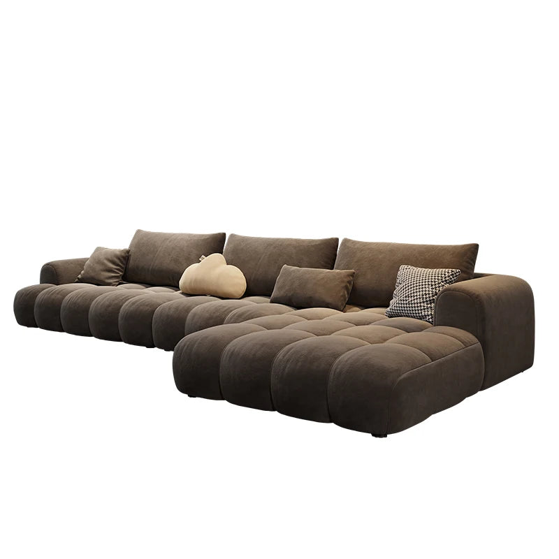 Designer Brown Living Room Sofas Cheap Minimalist Soft Nordic Living Room Sofas Bubble Modern Woonkamerbanken Furniture...