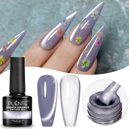 7.5ML Sparkling Reflective Glitter Gel Nail Polish Pink Purple Red Blue Colors Dark Flashing Nail Gel Soak Off UV Nail Varnish