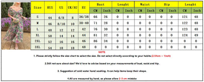 2025 New Fashion Printed Ruffle Dress Your Summer Casual Loose Bohemian Vacation V-neck Short-sleeved Long Dresses For...