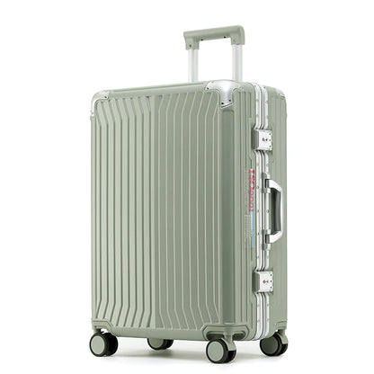 SUSHIMU Suitcase Wide Handle Travel Suitcase Men 20 24 26 Carry-On Luggage Women PC  Trolley Case