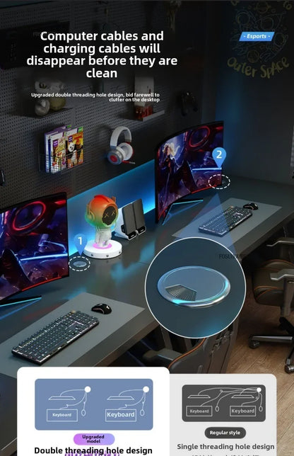 Modern Double Computer Desks Home Desktop E-sports Gaming Table Bedroom Simple Desk Student Study Tables Office Furniture EE Z - Kimlud