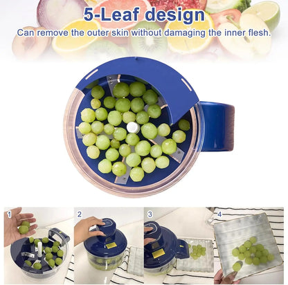 Electric Grape Peeler Machine(Rechargeable Garlic Peeler Skin Remover)Effortless Peeling for Grape,Veggie Time-Saving Tool