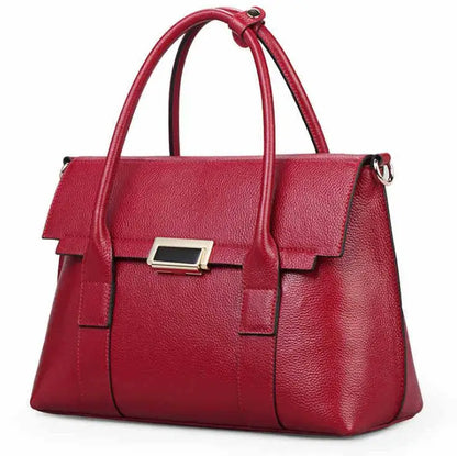 2025 New Genuine Leather Briefcase Women Handbags Large Capacity Ladies Fashion Cowhide Shoulder Messenger Bags Portable...