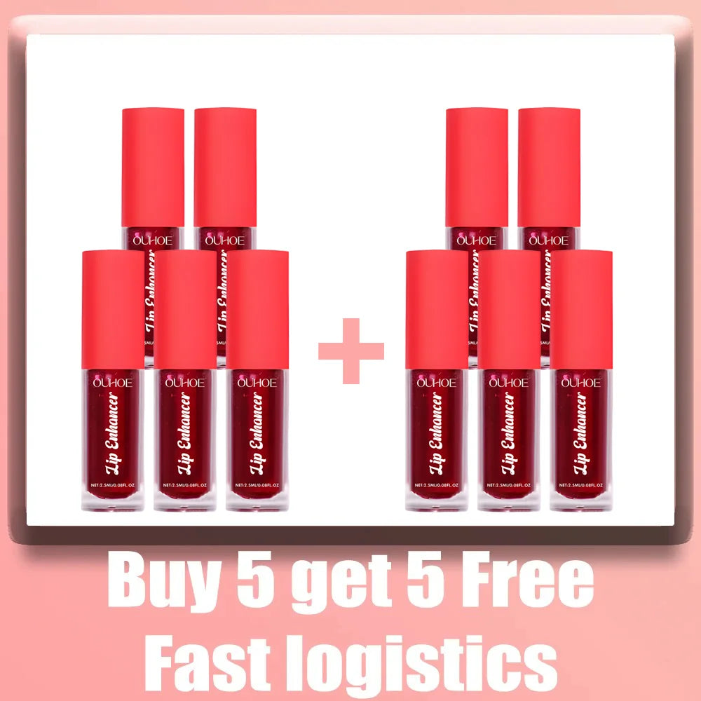 Lip Booster Plumping Serum Oil Hyaluronic Acid Moisturising Sexy Plumping Enhancer Stimulant Free Brightening Lightening...