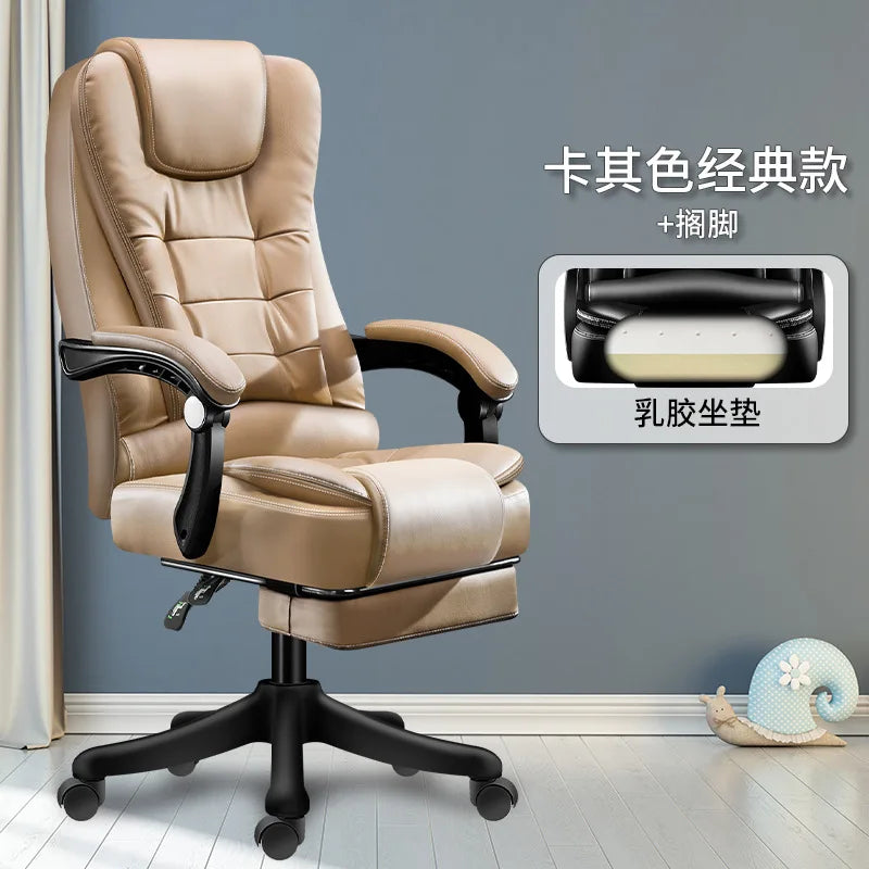 Acrylic Chair Fashionable White Gaming Chair on Wheels Desk Office Armchairs Pulley Homcom Chaise Pliable Living Room Chairs
