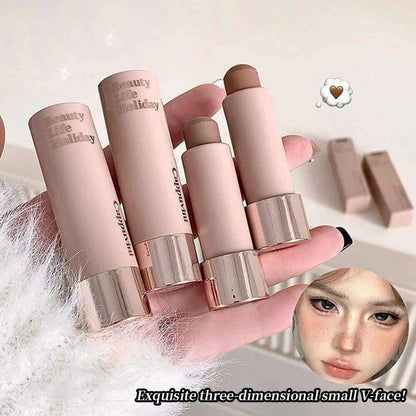 Cappuvini Moisturizing Silky Three-dimensional Contour Stick Natural Matte Single Color Suitable For Nose Shadow Makeup Contour