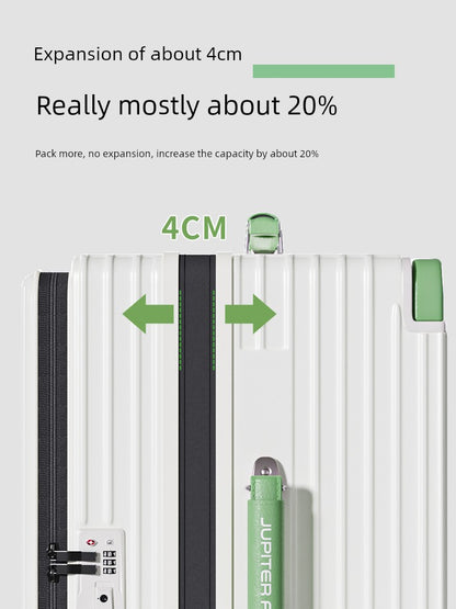 Side Cover Scalable 28-Inch Width Draw-Bar Luggage