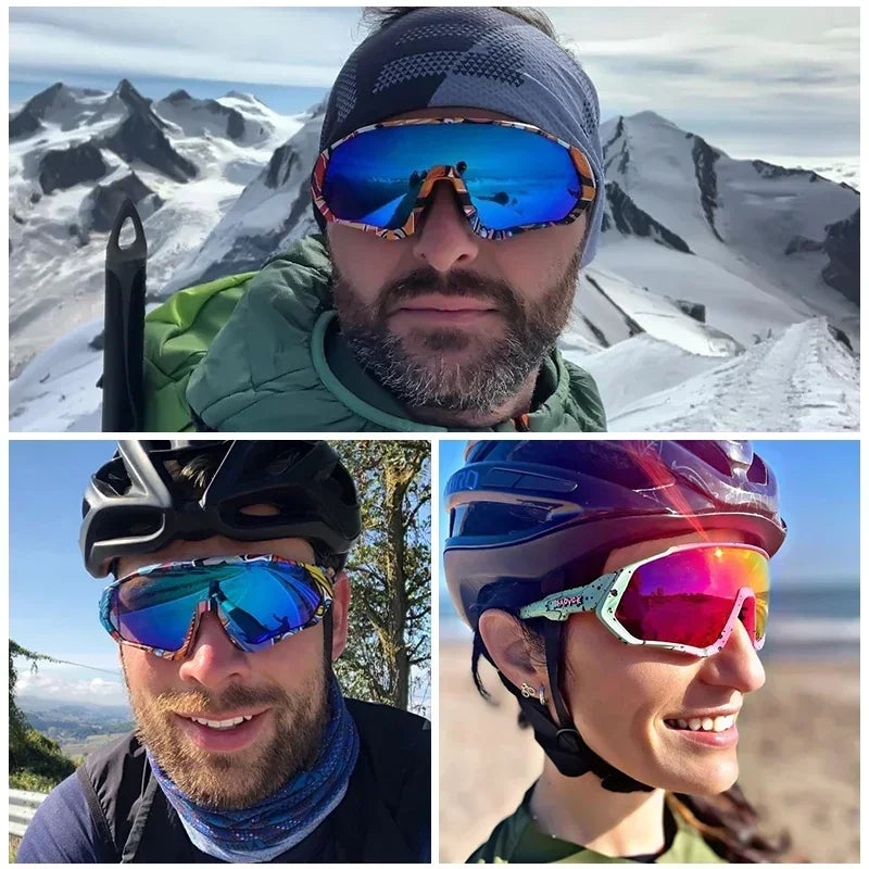 Cycling Sunglasses Sports Cycling Glasses Bike Eyewear MTB Dark Glasses Outdoor Bicycle Goggles for Men Women Sunglasses UV400 - Kimlud