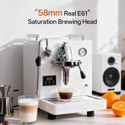 CAFOVO E133 Real E61 Group Head Espresso Machine Rotary Pump Dual Boiler PID Temperature Control Semi-Automatic Coffee Maker - Kimlud