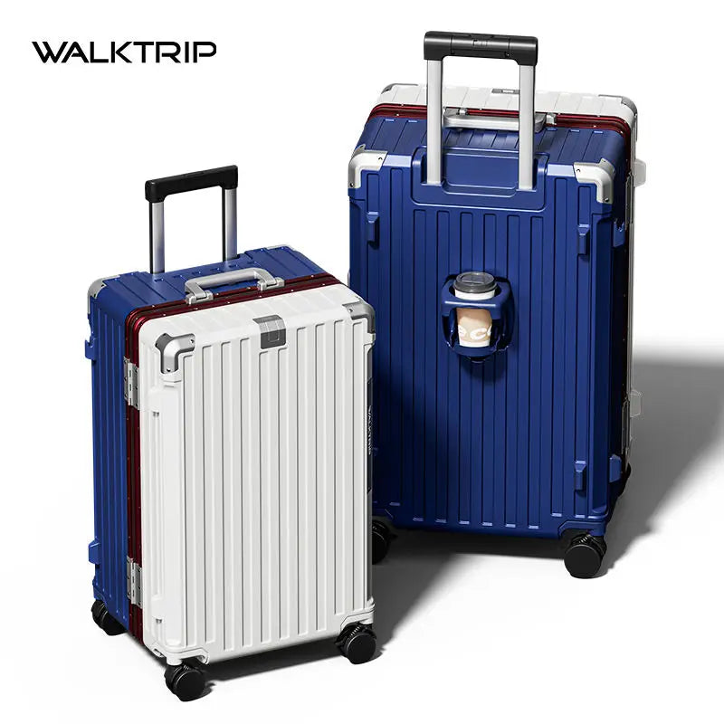 Luxury Travel Suitcase High Quality Upgrade Thicken PC Material Rolling Luggage with Aluminum Frame TSA Lock...