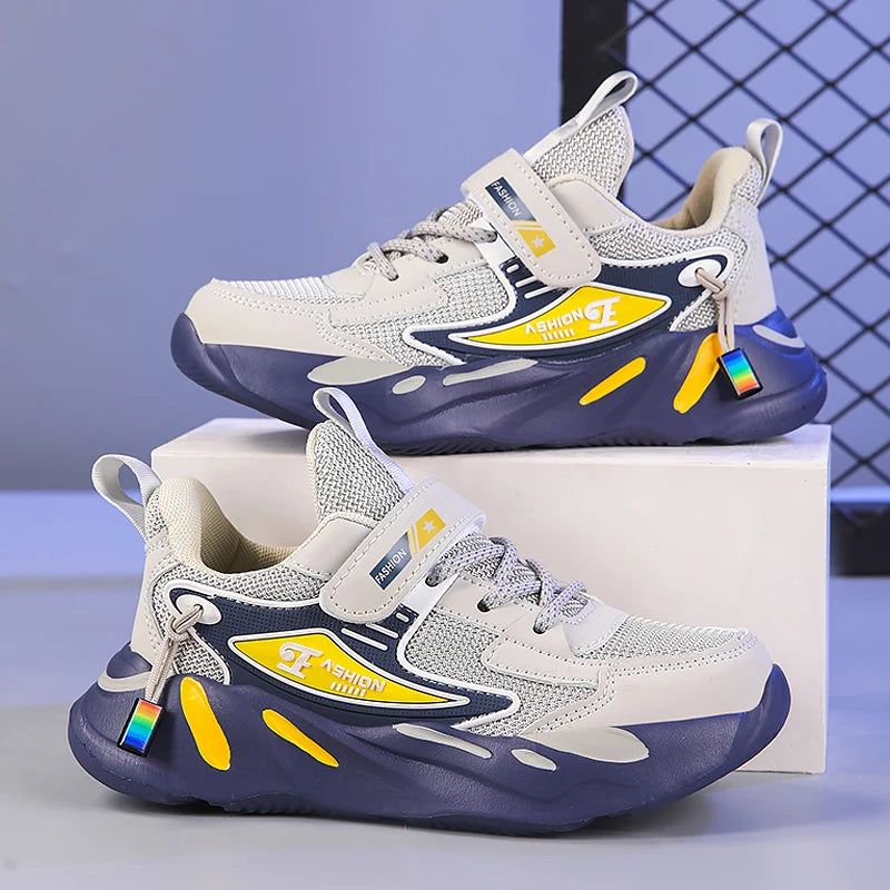 Children Boys Mesh Sports Running Shoes Breathable Non-slip For Girls Casual Running Walking Kid's Sneakers - Kimlud